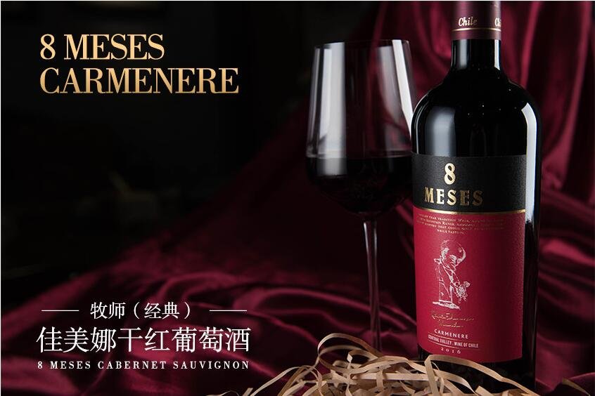 智利佳美娜干红葡萄酒